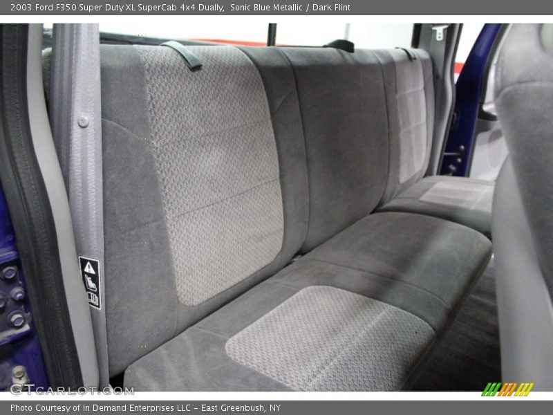 Sonic Blue Metallic / Dark Flint 2003 Ford F350 Super Duty XL SuperCab 4x4 Dually