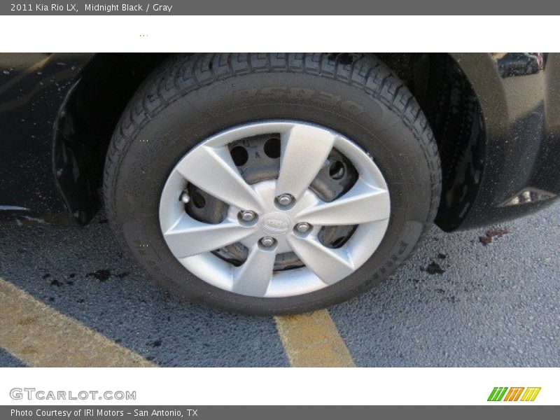 Midnight Black / Gray 2011 Kia Rio LX