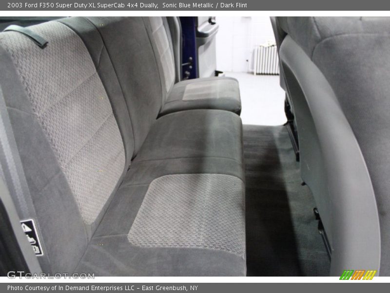 Sonic Blue Metallic / Dark Flint 2003 Ford F350 Super Duty XL SuperCab 4x4 Dually