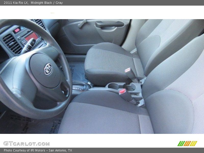 Midnight Black / Gray 2011 Kia Rio LX