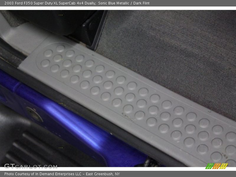 Sonic Blue Metallic / Dark Flint 2003 Ford F350 Super Duty XL SuperCab 4x4 Dually