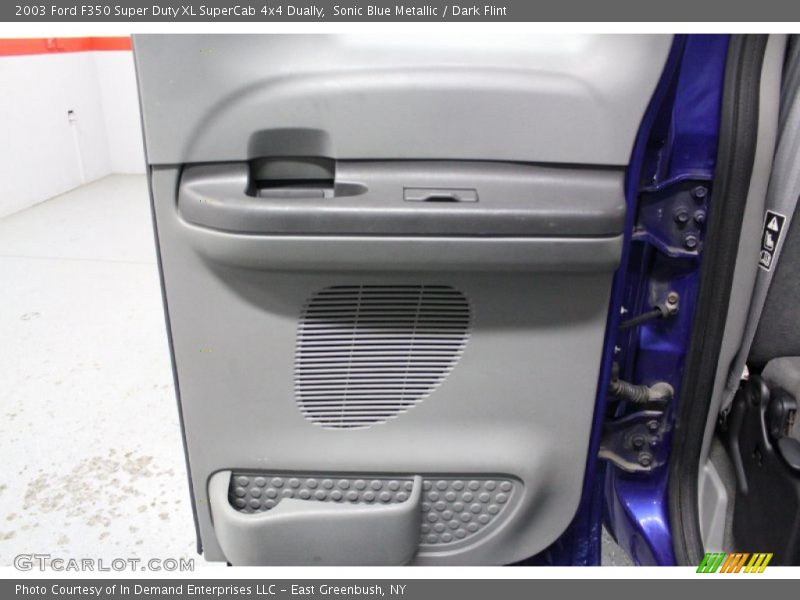 Sonic Blue Metallic / Dark Flint 2003 Ford F350 Super Duty XL SuperCab 4x4 Dually