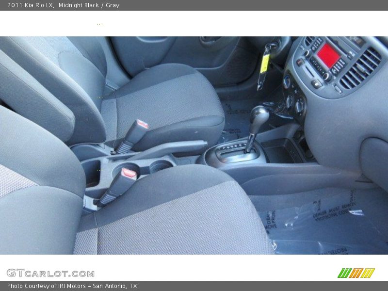 Midnight Black / Gray 2011 Kia Rio LX
