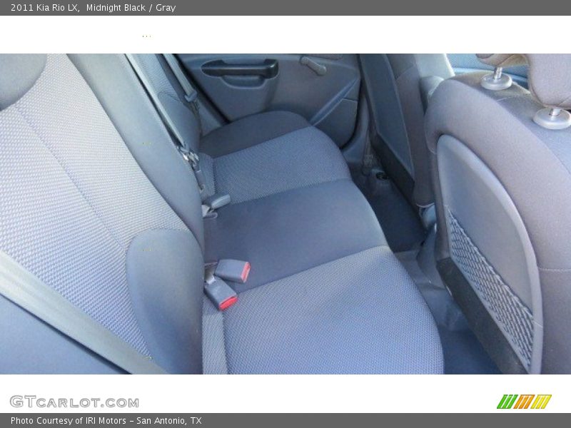 Midnight Black / Gray 2011 Kia Rio LX