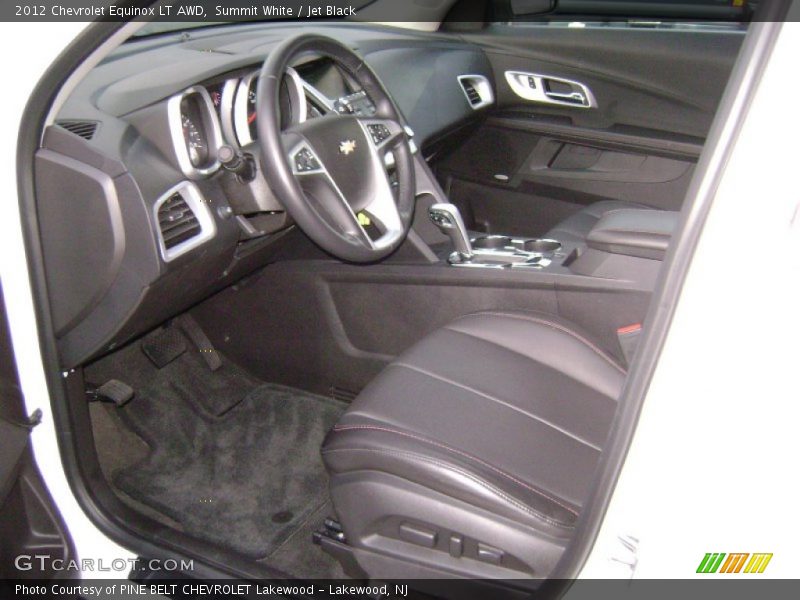 Summit White / Jet Black 2012 Chevrolet Equinox LT AWD