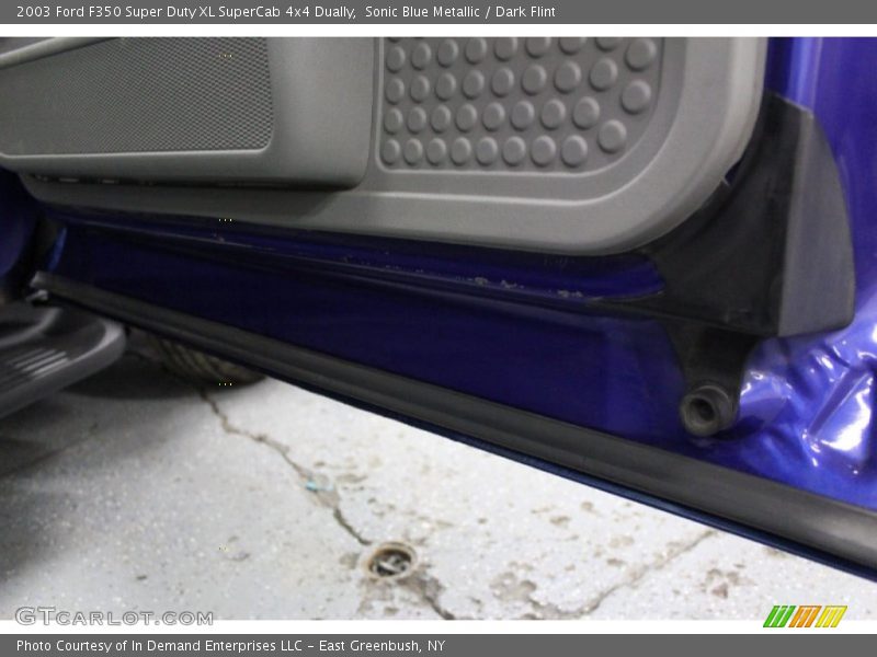 Sonic Blue Metallic / Dark Flint 2003 Ford F350 Super Duty XL SuperCab 4x4 Dually