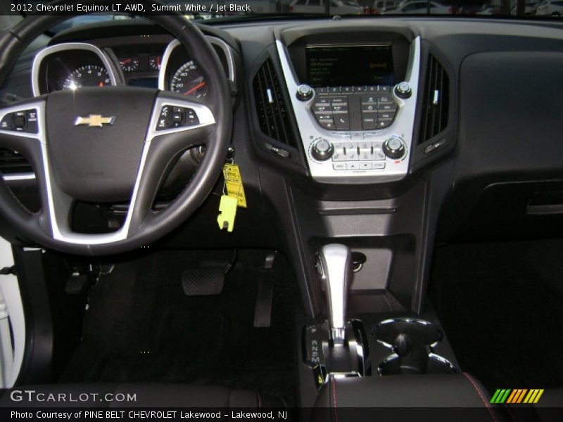 Summit White / Jet Black 2012 Chevrolet Equinox LT AWD