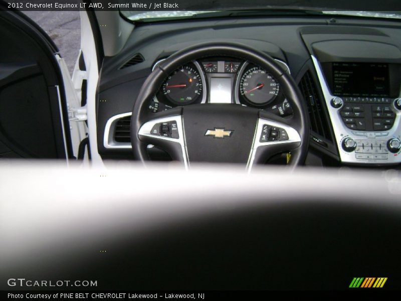 Summit White / Jet Black 2012 Chevrolet Equinox LT AWD