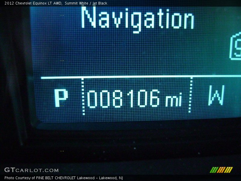 Summit White / Jet Black 2012 Chevrolet Equinox LT AWD