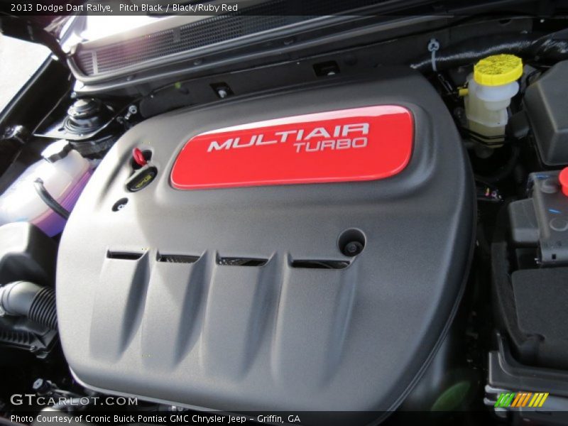 Pitch Black / Black/Ruby Red 2013 Dodge Dart Rallye