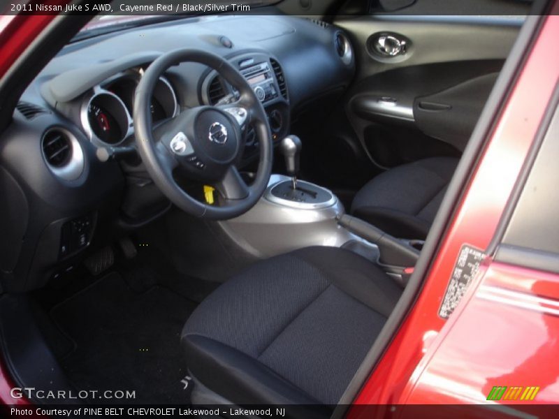 Cayenne Red / Black/Silver Trim 2011 Nissan Juke S AWD