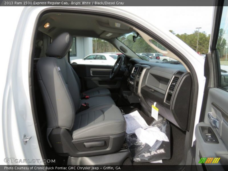 Bright White / Black/Diesel Gray 2013 Ram 1500 Express Regular Cab