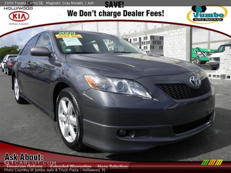 Magnetic Gray Metallic / Ash 2009 Toyota Camry SE