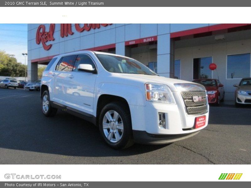 Summit White / Light Titanium 2010 GMC Terrain SLE