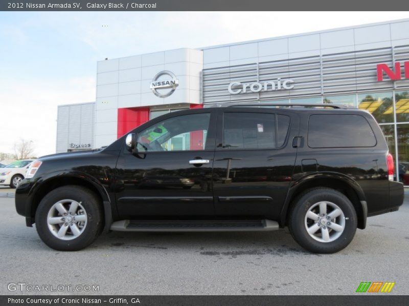 Galaxy Black / Charcoal 2012 Nissan Armada SV