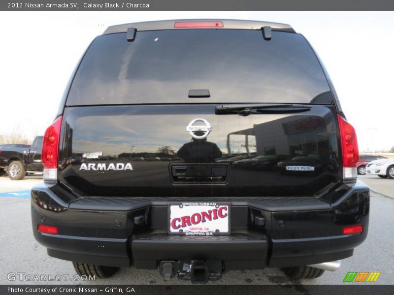 Galaxy Black / Charcoal 2012 Nissan Armada SV