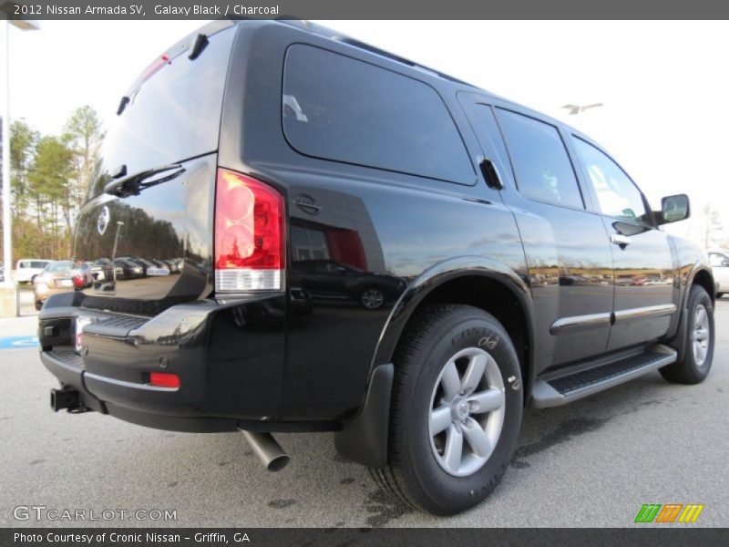 Galaxy Black / Charcoal 2012 Nissan Armada SV