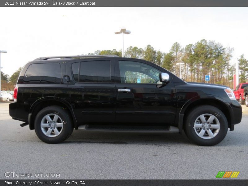 Galaxy Black / Charcoal 2012 Nissan Armada SV