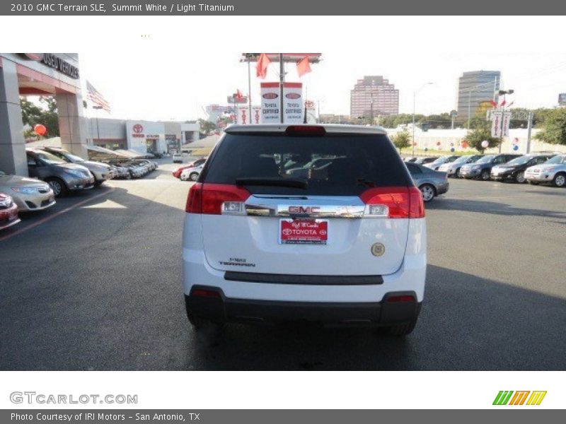 Summit White / Light Titanium 2010 GMC Terrain SLE