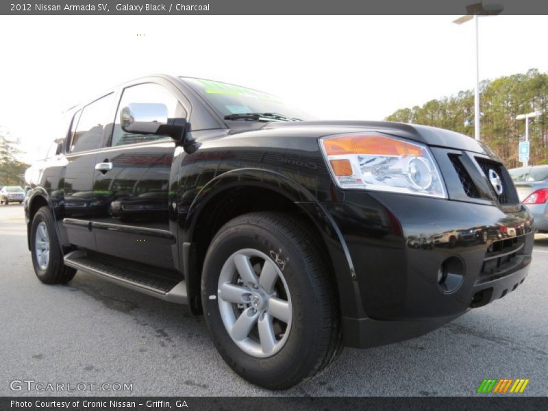 Galaxy Black / Charcoal 2012 Nissan Armada SV