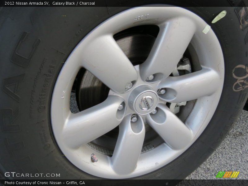 Galaxy Black / Charcoal 2012 Nissan Armada SV