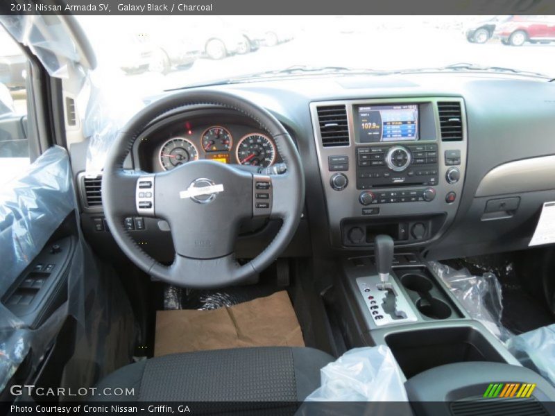 Galaxy Black / Charcoal 2012 Nissan Armada SV