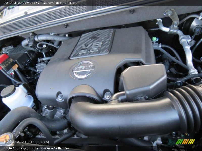Galaxy Black / Charcoal 2012 Nissan Armada SV