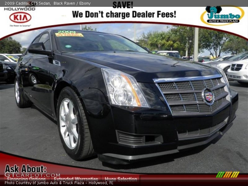 Black Raven / Ebony 2009 Cadillac CTS Sedan