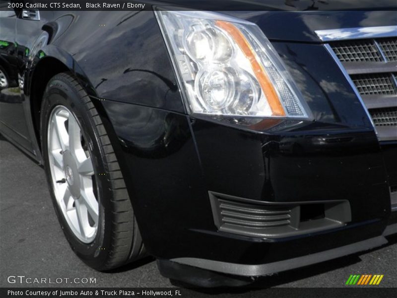 Black Raven / Ebony 2009 Cadillac CTS Sedan