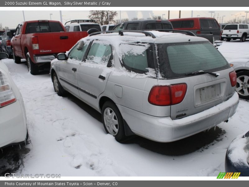 Silky Silver Metallic / Gray 2000 Suzuki Esteem GL Wagon