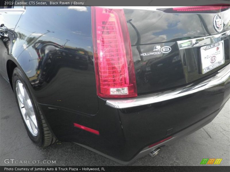 Black Raven / Ebony 2009 Cadillac CTS Sedan