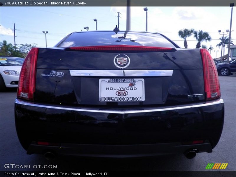 Black Raven / Ebony 2009 Cadillac CTS Sedan