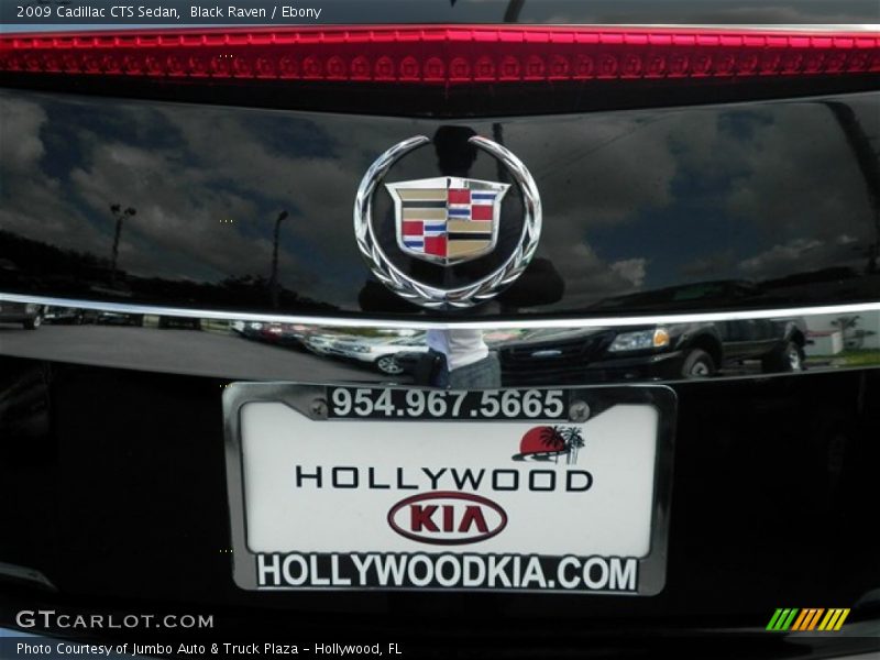 Black Raven / Ebony 2009 Cadillac CTS Sedan