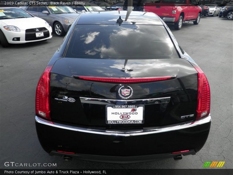 Black Raven / Ebony 2009 Cadillac CTS Sedan