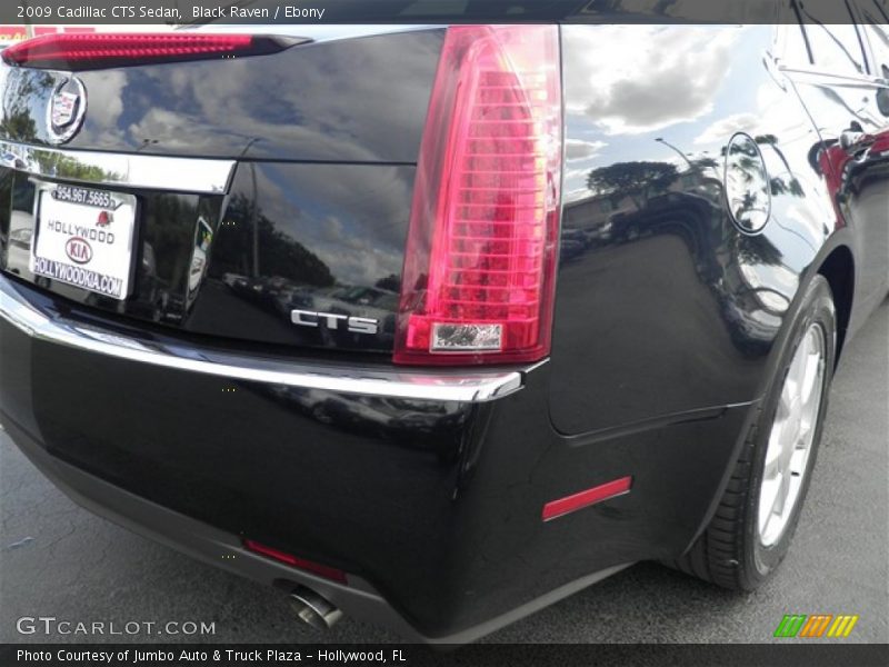Black Raven / Ebony 2009 Cadillac CTS Sedan