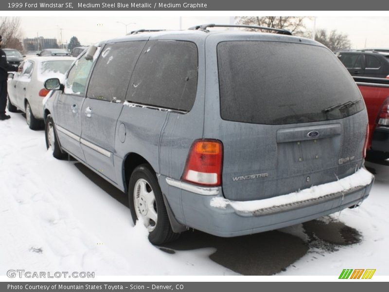 Medium Steel Blue Metallic / Medium Graphite 1999 Ford Windstar SE