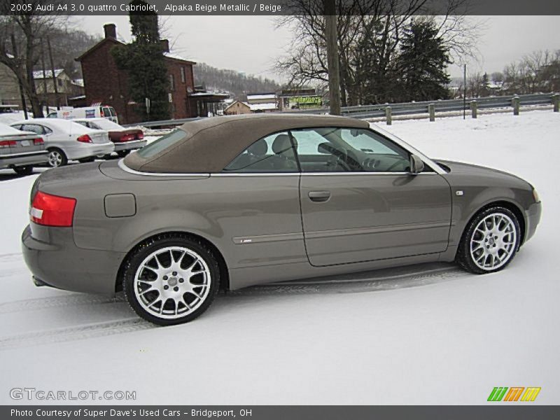 Alpaka Beige Metallic / Beige 2005 Audi A4 3.0 quattro Cabriolet