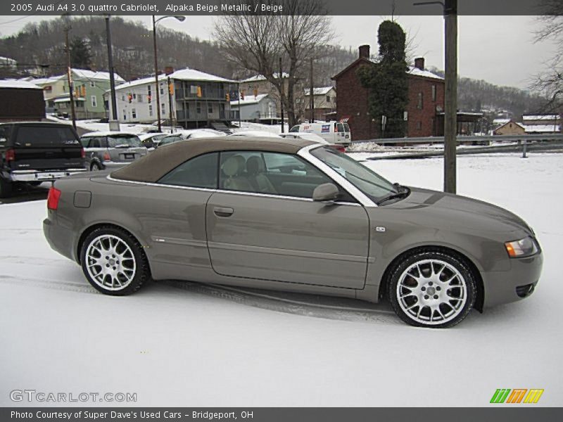 Alpaka Beige Metallic / Beige 2005 Audi A4 3.0 quattro Cabriolet