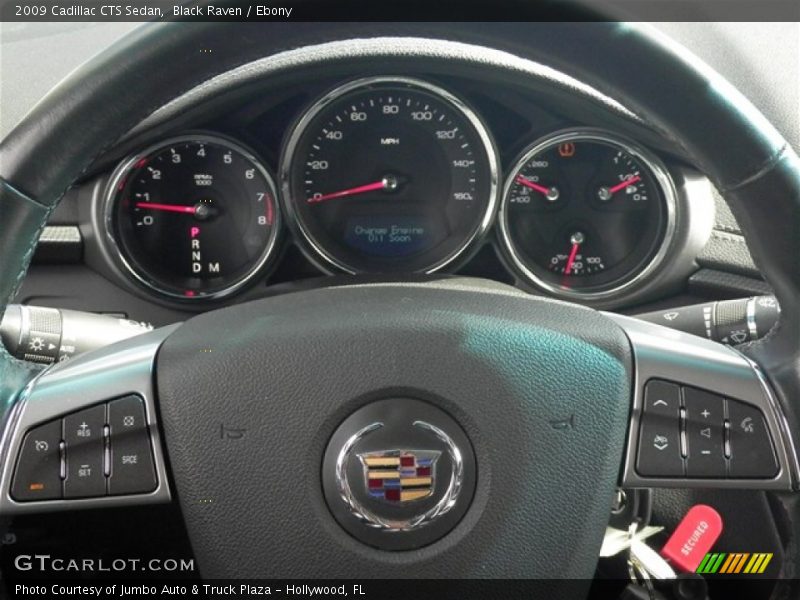 Black Raven / Ebony 2009 Cadillac CTS Sedan