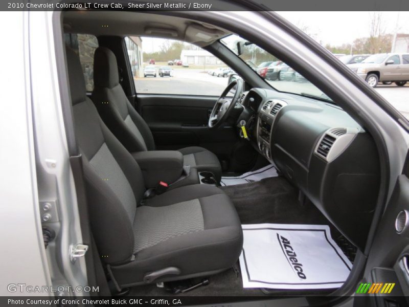 Sheer Silver Metallic / Ebony 2010 Chevrolet Colorado LT Crew Cab