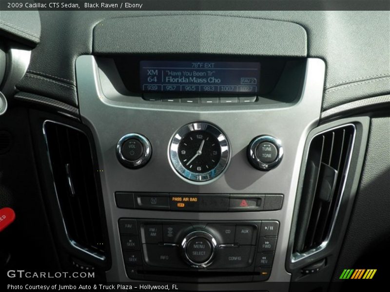 Black Raven / Ebony 2009 Cadillac CTS Sedan