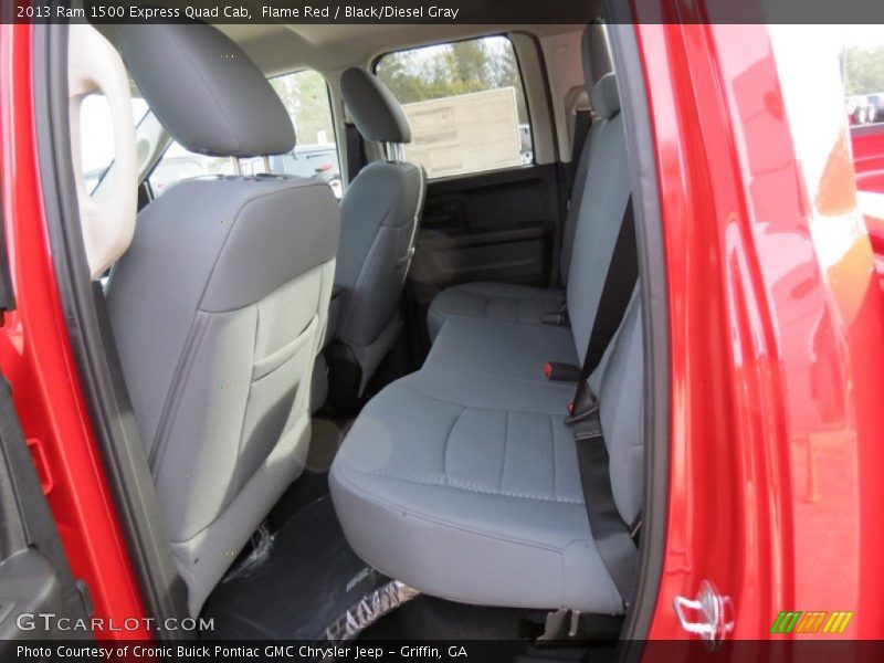 Flame Red / Black/Diesel Gray 2013 Ram 1500 Express Quad Cab