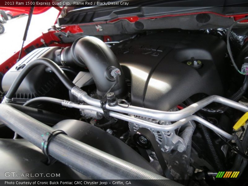 Flame Red / Black/Diesel Gray 2013 Ram 1500 Express Quad Cab