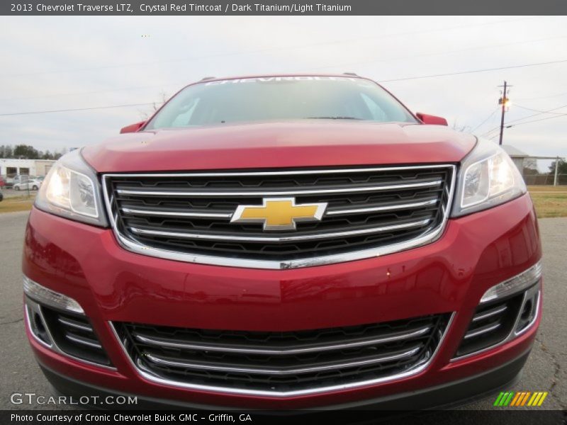 Crystal Red Tintcoat / Dark Titanium/Light Titanium 2013 Chevrolet Traverse LTZ