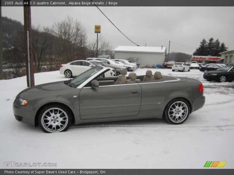 Alpaka Beige Metallic / Beige 2005 Audi A4 3.0 quattro Cabriolet