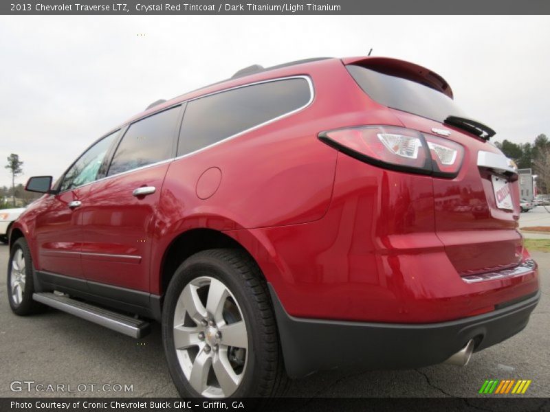Crystal Red Tintcoat / Dark Titanium/Light Titanium 2013 Chevrolet Traverse LTZ