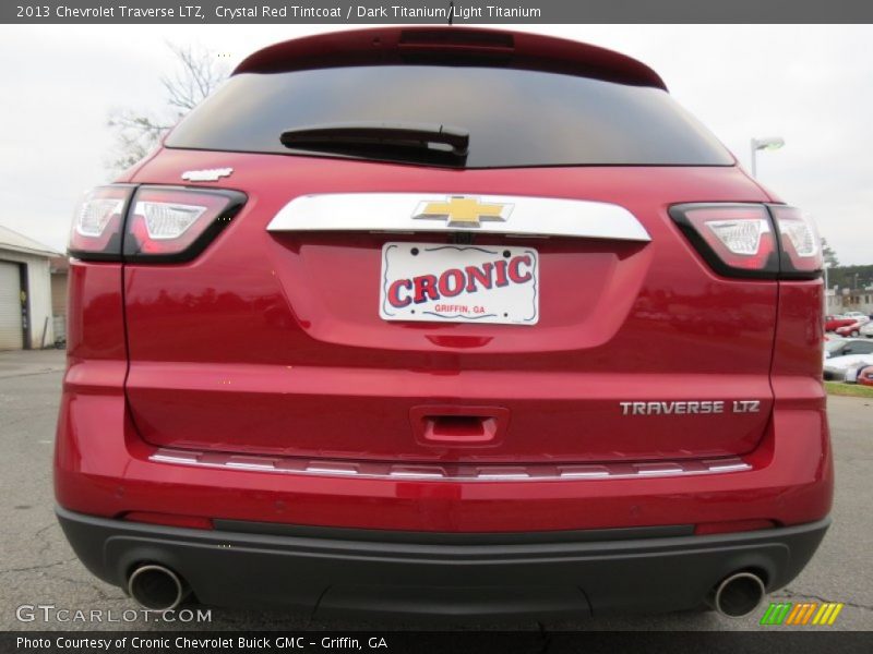 Crystal Red Tintcoat / Dark Titanium/Light Titanium 2013 Chevrolet Traverse LTZ