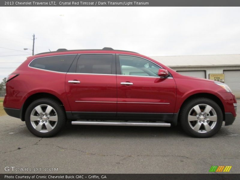 Crystal Red Tintcoat / Dark Titanium/Light Titanium 2013 Chevrolet Traverse LTZ