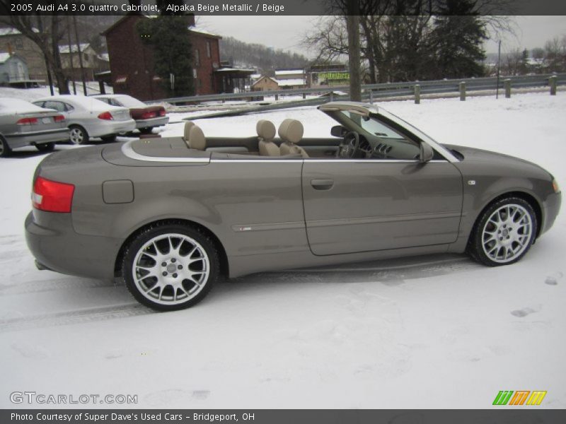Alpaka Beige Metallic / Beige 2005 Audi A4 3.0 quattro Cabriolet