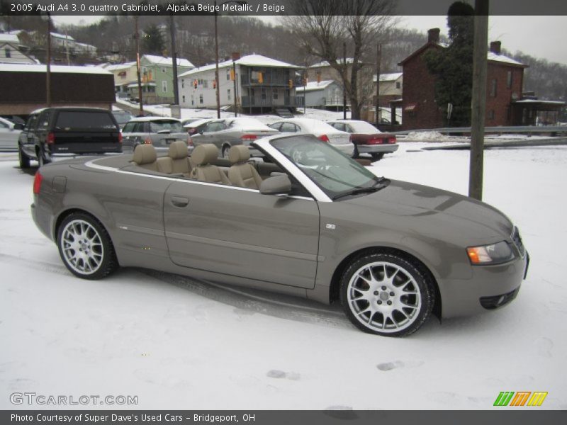 Alpaka Beige Metallic / Beige 2005 Audi A4 3.0 quattro Cabriolet